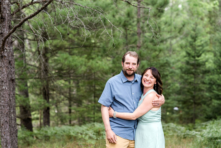 couple that eloped at Ausable Riverview Resort
