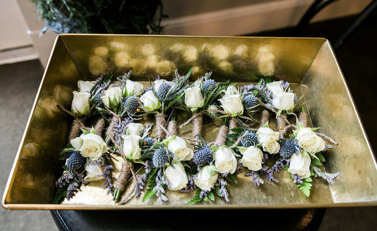 boutonnieres from simply exquisite by the bay