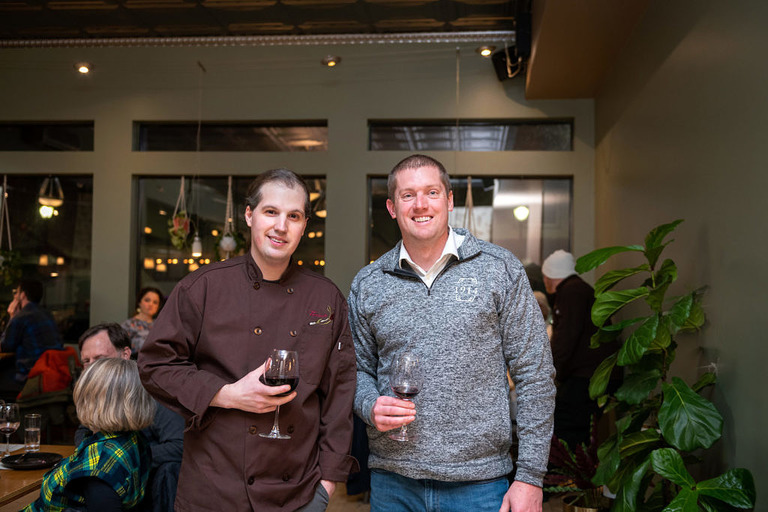 chef Minish and owner of cellar 1914